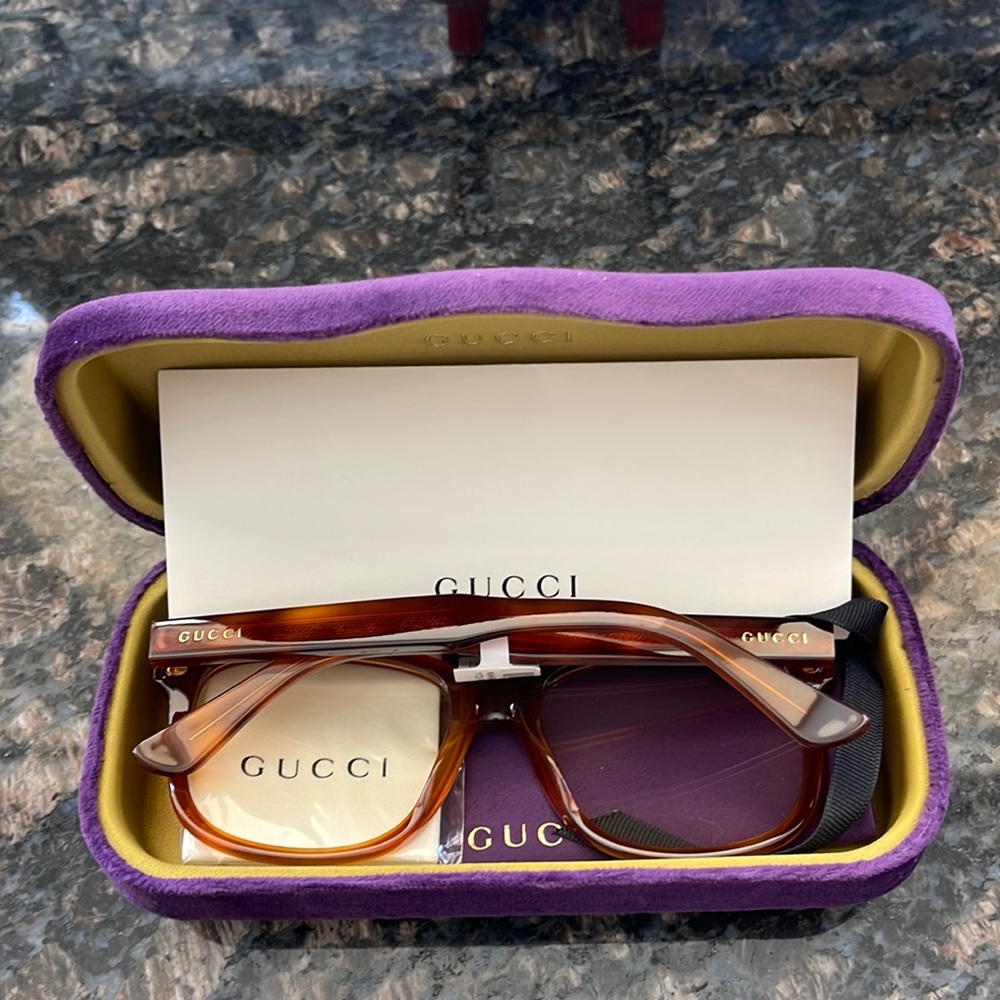Gucci Transparent Eyeglasses